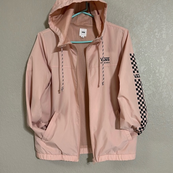 Vans Peach nude wind breaker lightweight off the wall - Picture 7 of 9